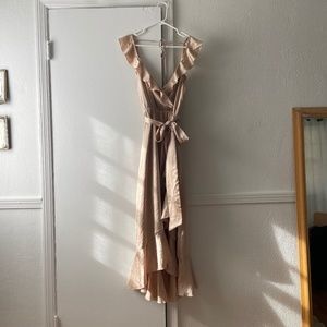 Show Me Your Mumu Samantha ruffle wrap dress